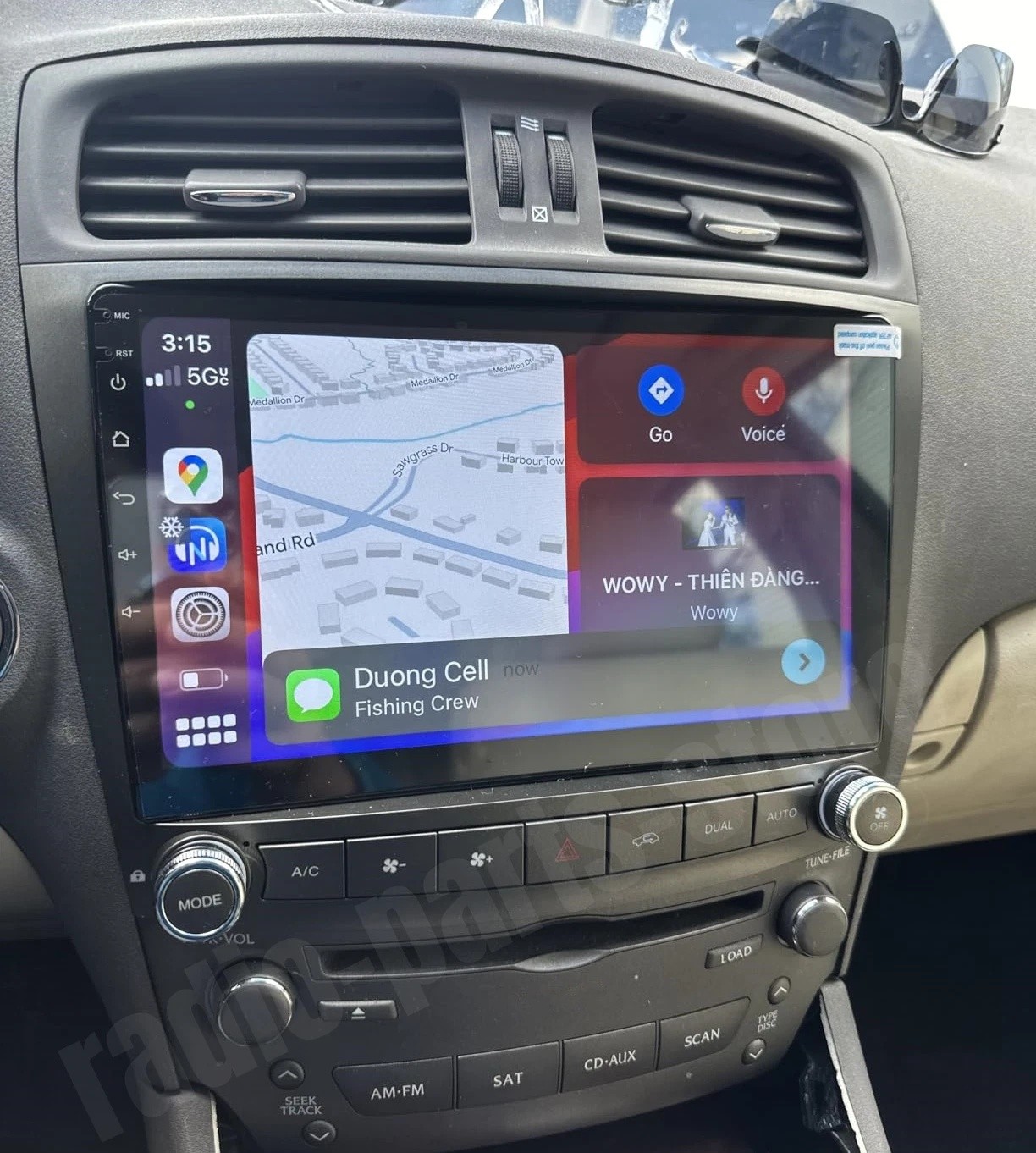 For Lexus IS250 IS350 2006-2012 Android 13  CarPlay Car Stereo Radio GPS