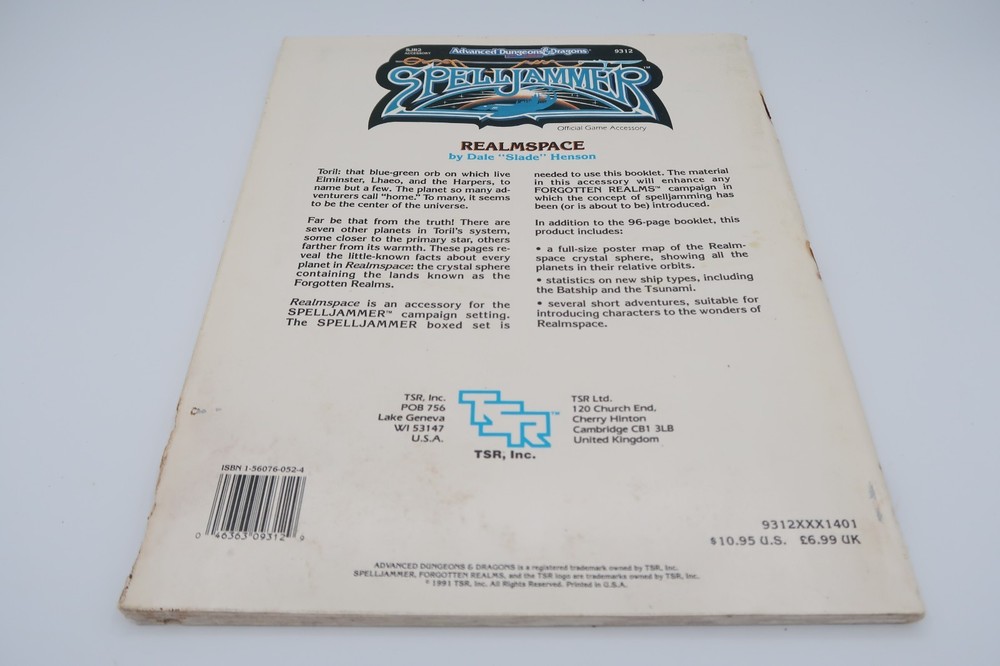 READ Spelljammer, AD&D 2nd ed LOT Realmspace, Wildspace, Arcane Space, Lorebook