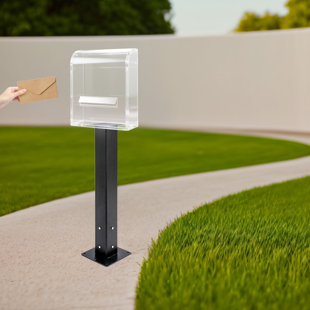 Mailbox Post with Post Base, Mailbox Mounting Post, Mailbox Post for Outside
