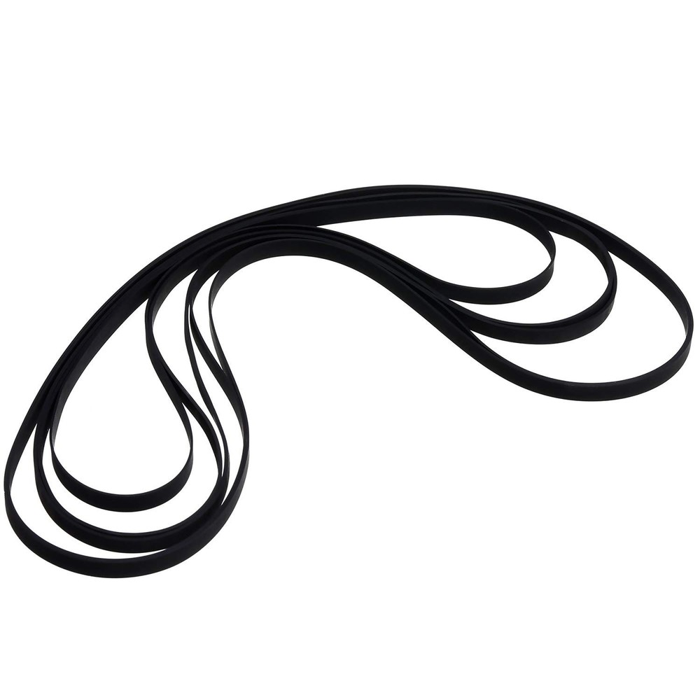 10 Pieces Turntable Belt Different Specifications Machine 5 Sizes, Black