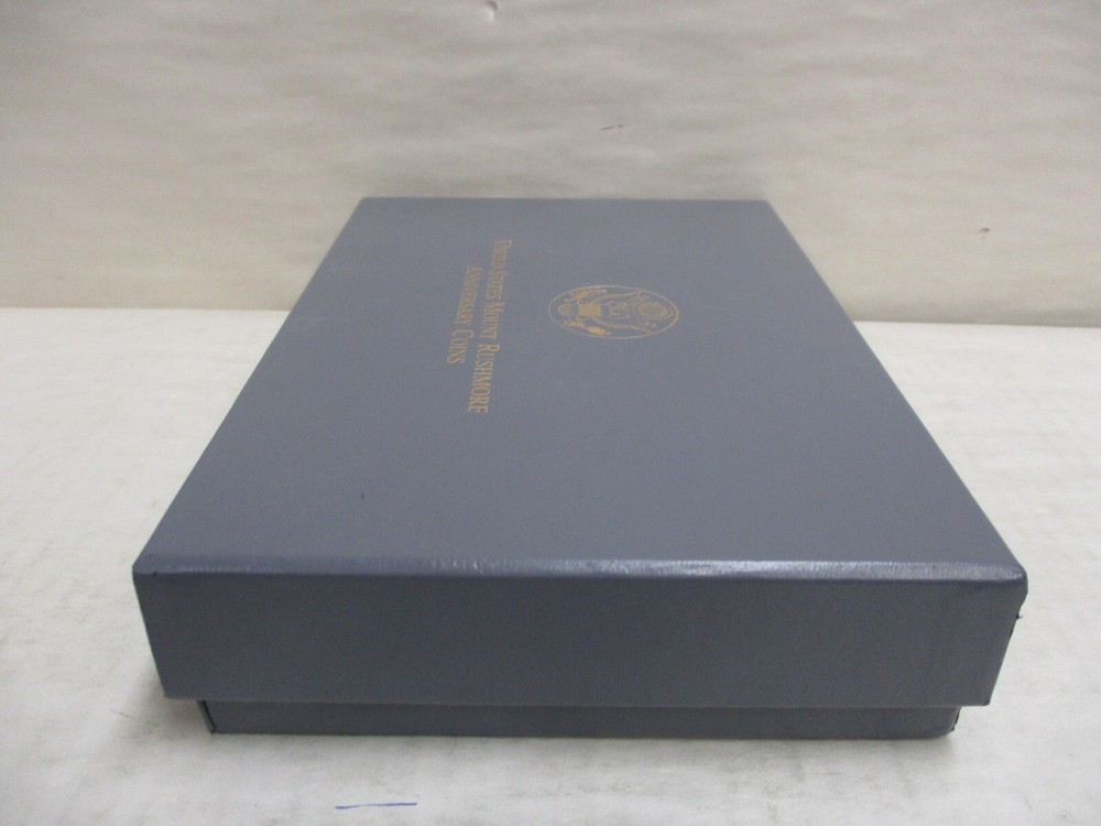 EMPTY BOX & COA for 1991 Mount Rushmore US Mint 6-Coin Proof & Uncirculated Set