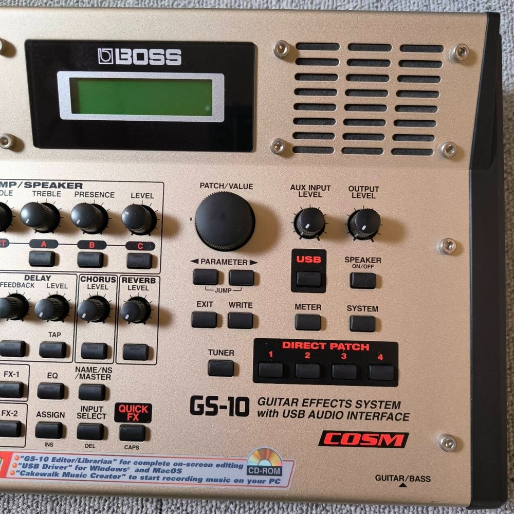 BOSS GS-10 Guitar Effects System Multi-Effects Unit USB Audio Interface from JP