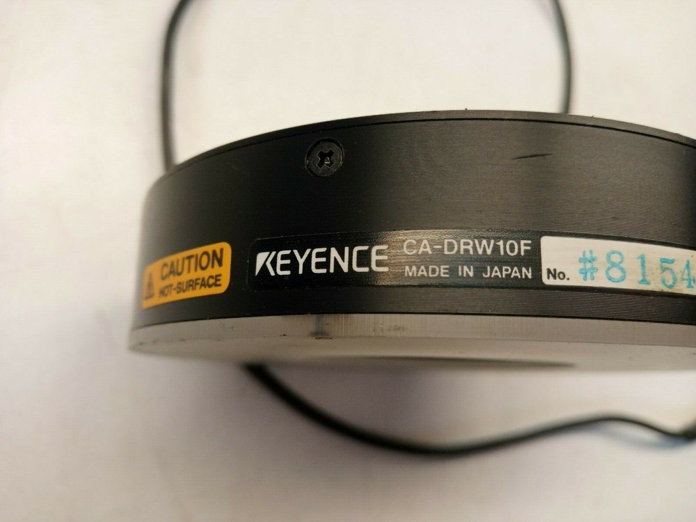 Keyence CA-DRW10F White Ring Light, Direct Flat 100-50 Lighting Ring Lamp