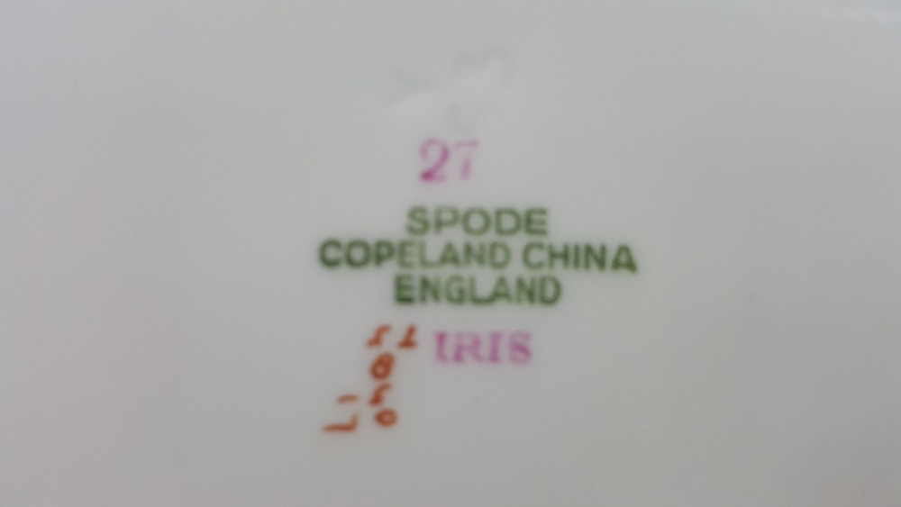 Spode Copeland Iris 1 - 5 Five Piece Place Setting Multiples Available