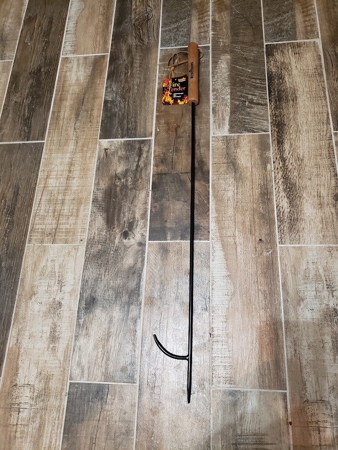 Campfire Fireplace Fire Tender Poker Tool Extra Long 36"