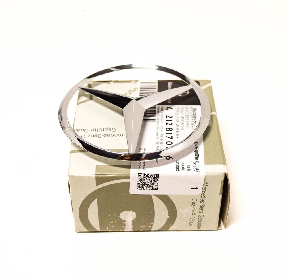 Mercedes-Benz Trunk Lid Emblem Star E350 E400 E550 E63 AMG