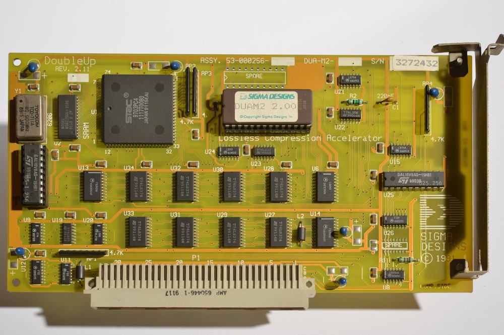 Sigma Designs DoubleUp NuBus Data Compression Card for Macintosh DiskDoubler