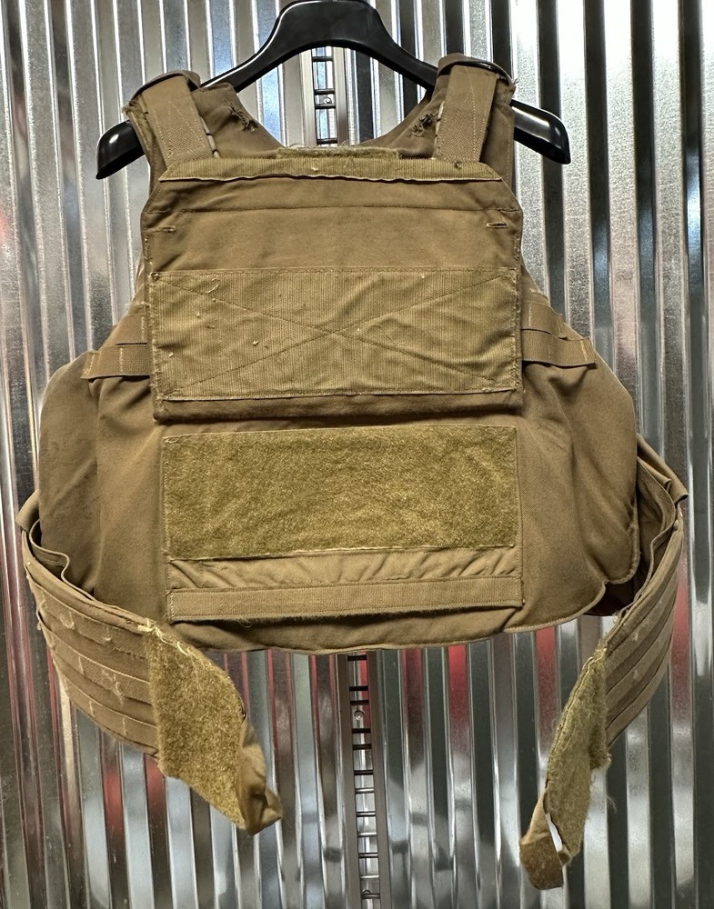 USMC MTV Modular Tactical Vest w/ Soft Inserts Medium Coyote