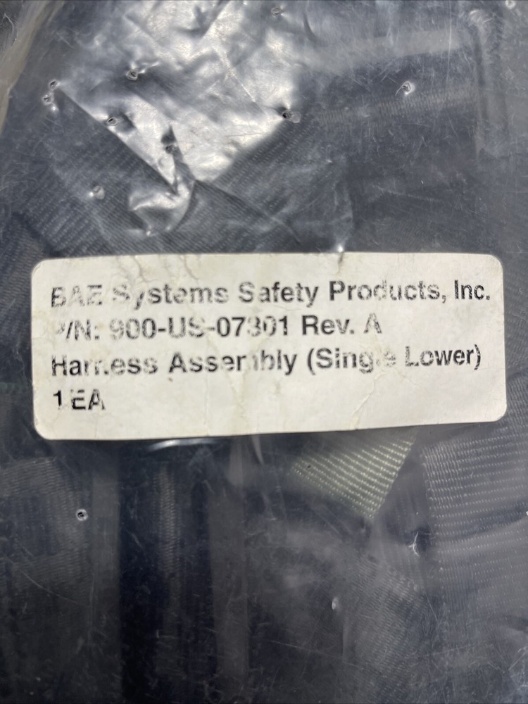 BAE SYSTEMS 900-US-07301 HARNESS SINGLE LOWER ( SEALED )