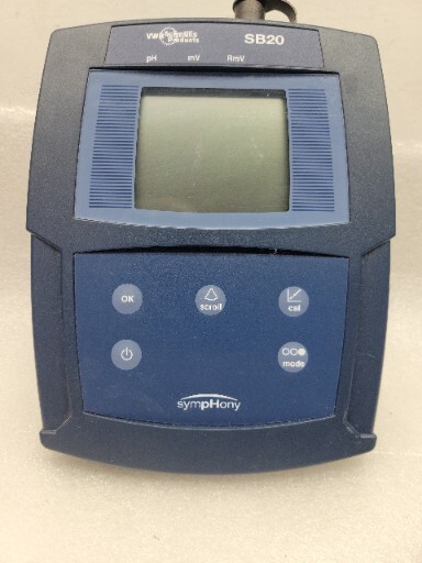 VWR SB 20 Symphony pH meter with AC adaptor