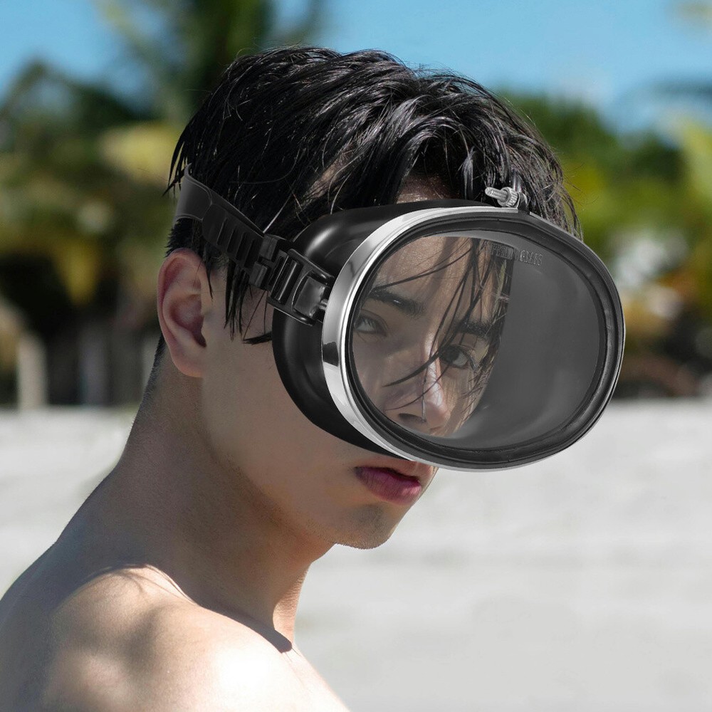 1PC Multi-function Dive Mask Scuba for Men Diving Eyeglasses Man Tempered Bag