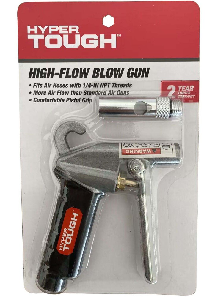Hyper Tough High Performance Aluminum Venturi Blow Gun