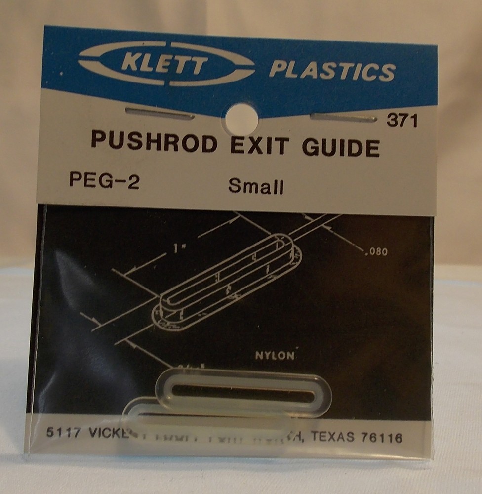 3 packages of KLETT push rod pushrod exit guide PEG-2 371