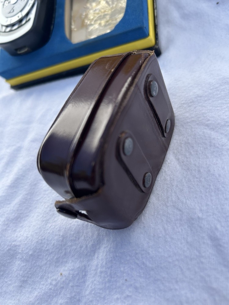 Argus L3 Exposure Meter, w/Orig Box, Case, Clean & Working ~~