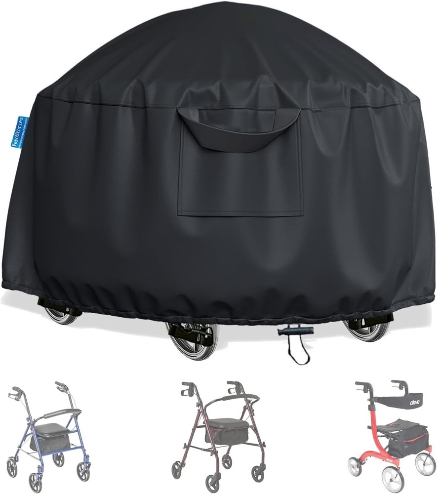 Rollator Walker Cover for Seniors - Dustproof & Waterproof, Fits Rolling Roll...