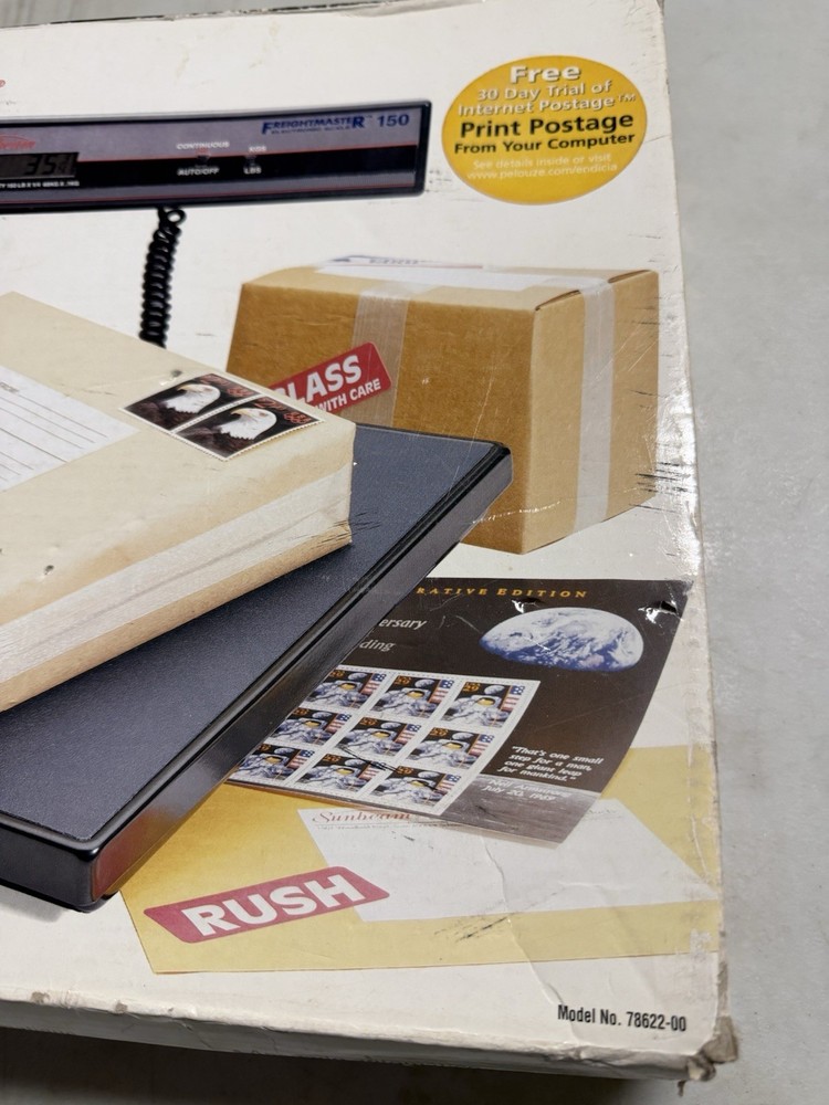Sunbeam Freightmaster 150 Electronic Postal Scale 150 LB Capacity Digital