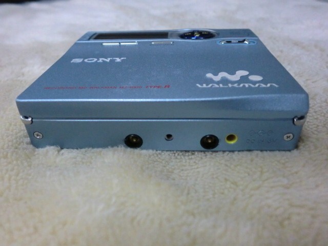 SONY MZ-R910 Portable Mini Disc Recorder Blue Good GP