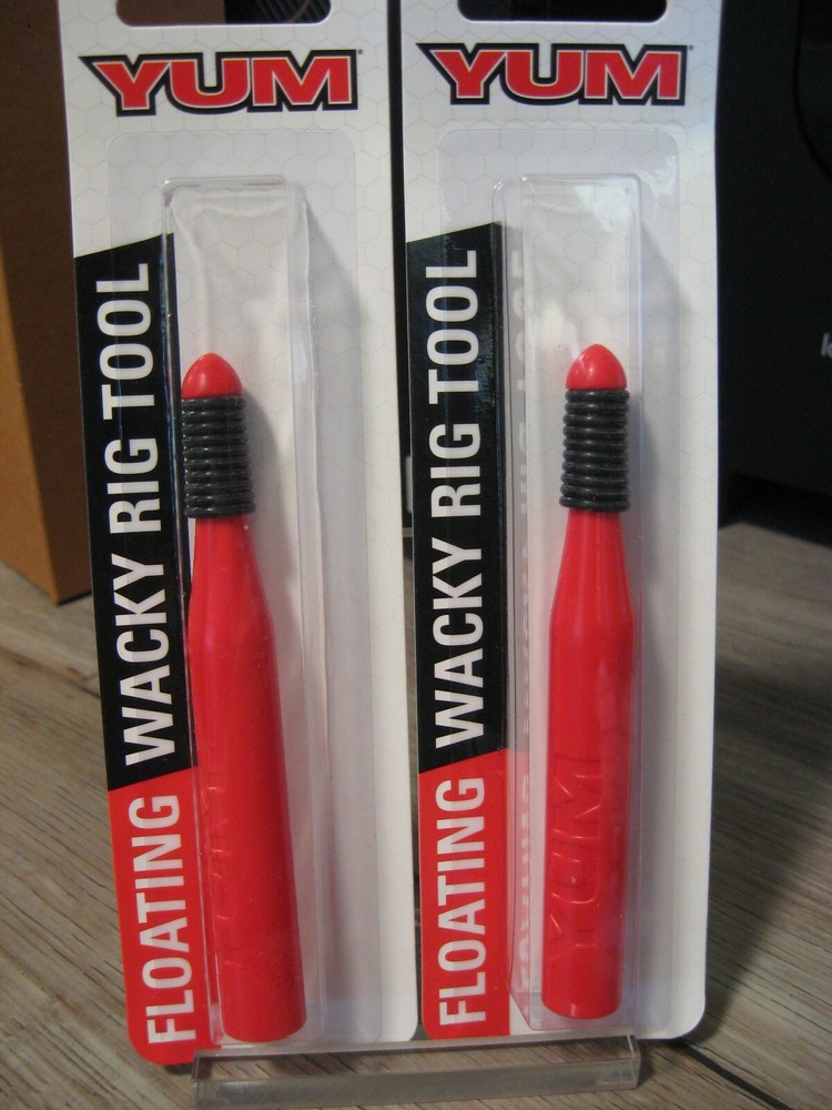 2 Yum Wacky Worm O Ring Rigging Tools Floating Fishing Rig Tools YWTOOL 4" Red