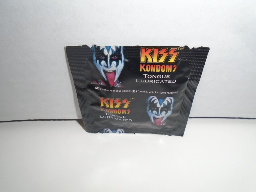 KISS GENE SIMMONS SEALED SINGLE CONDOM PACKAGE - THE DEMON