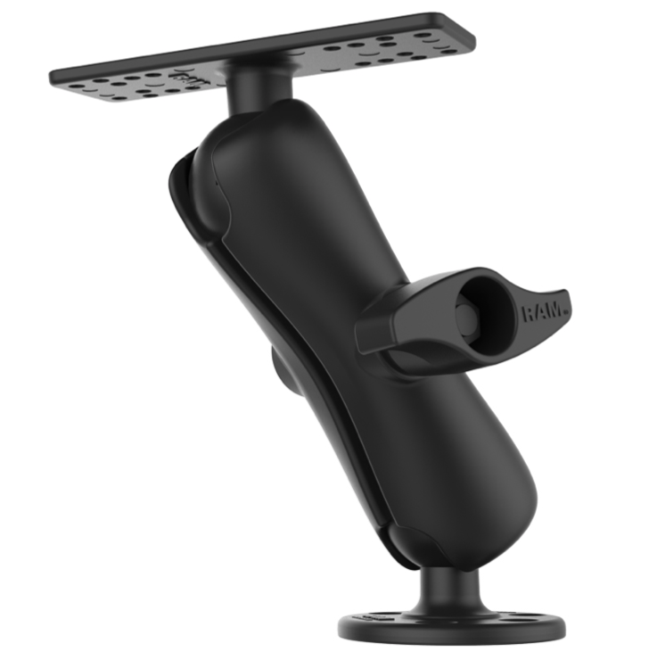 RAM-D-115 RAM Mounts Large D-Size Marine Electronics Mount (SEE SPECS & LIST)