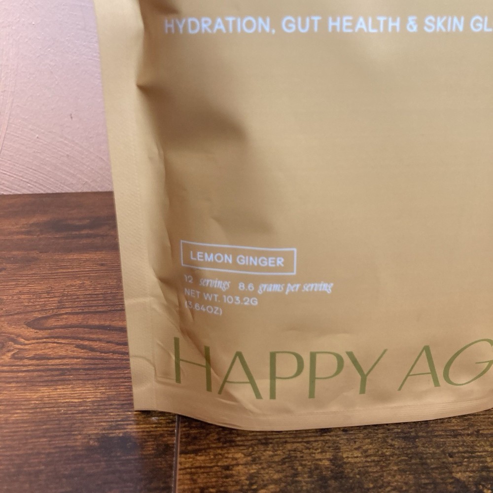 Happy Aging Lemon Ginger Hydration Mix