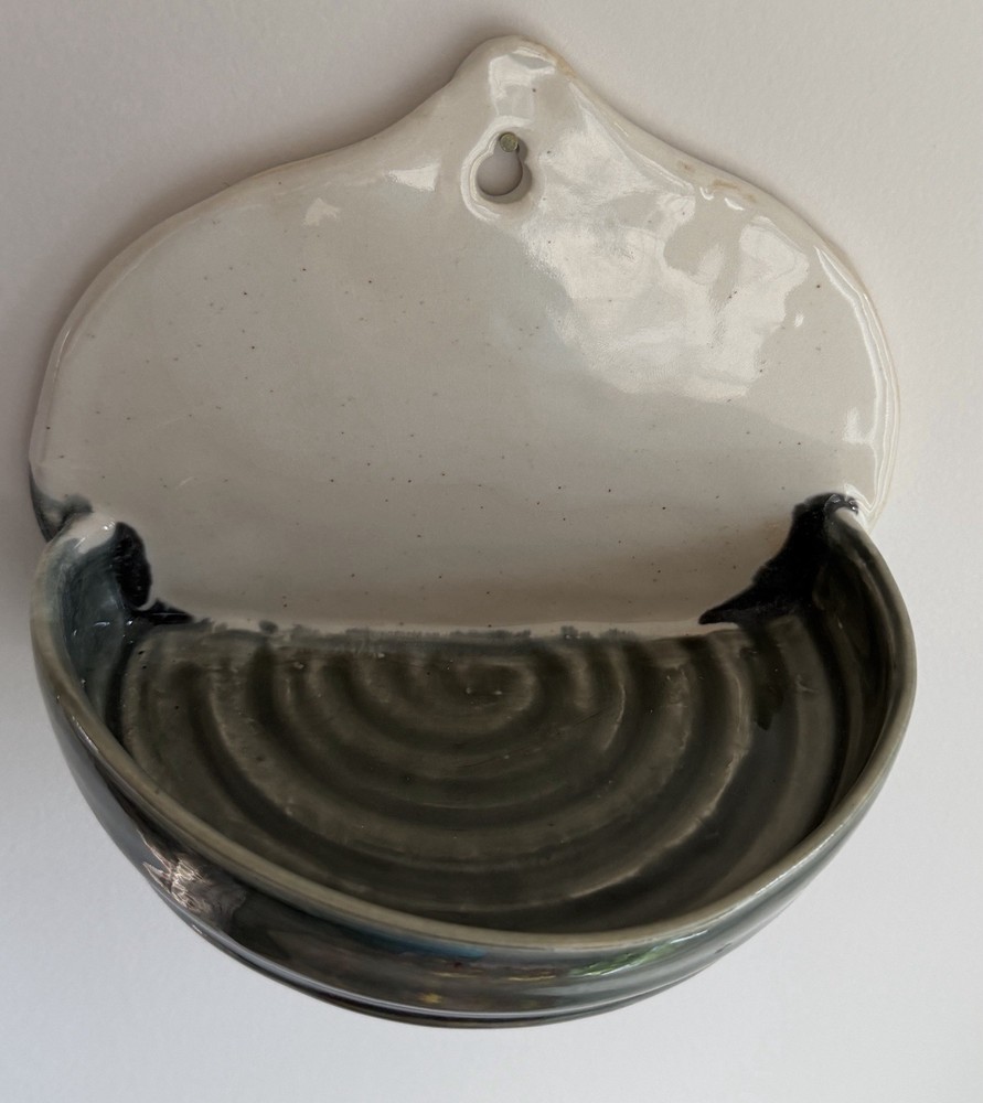 Wall Mount Key or Trinket Holder Handthrown Ceramic