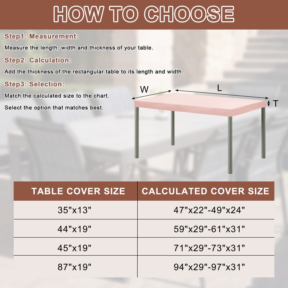 Fitted Tablecloth Fit 5ft Rectangle Table, Table Cover (60"x30", Pink)