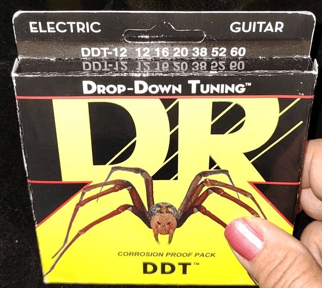 DR Strings DDT-12 Drop-Down Tuning Electric Guitar Strings 12-60