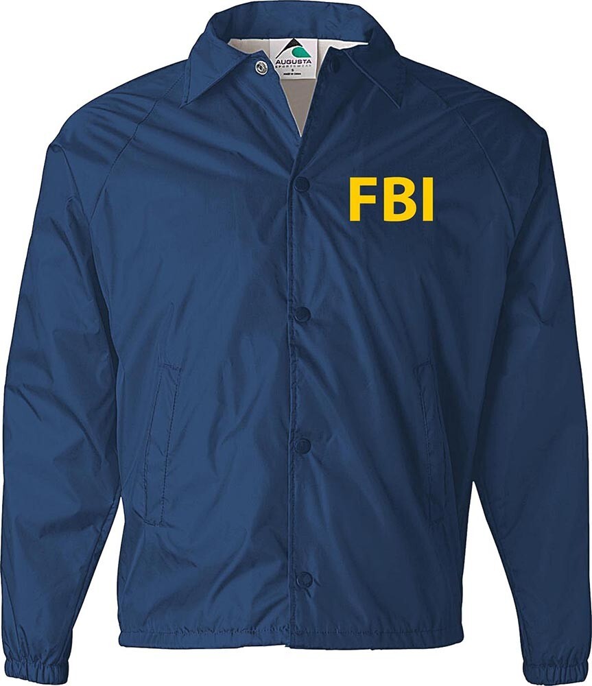 FBI jacket with Reflective Decorations, Burt Macklin Costume.