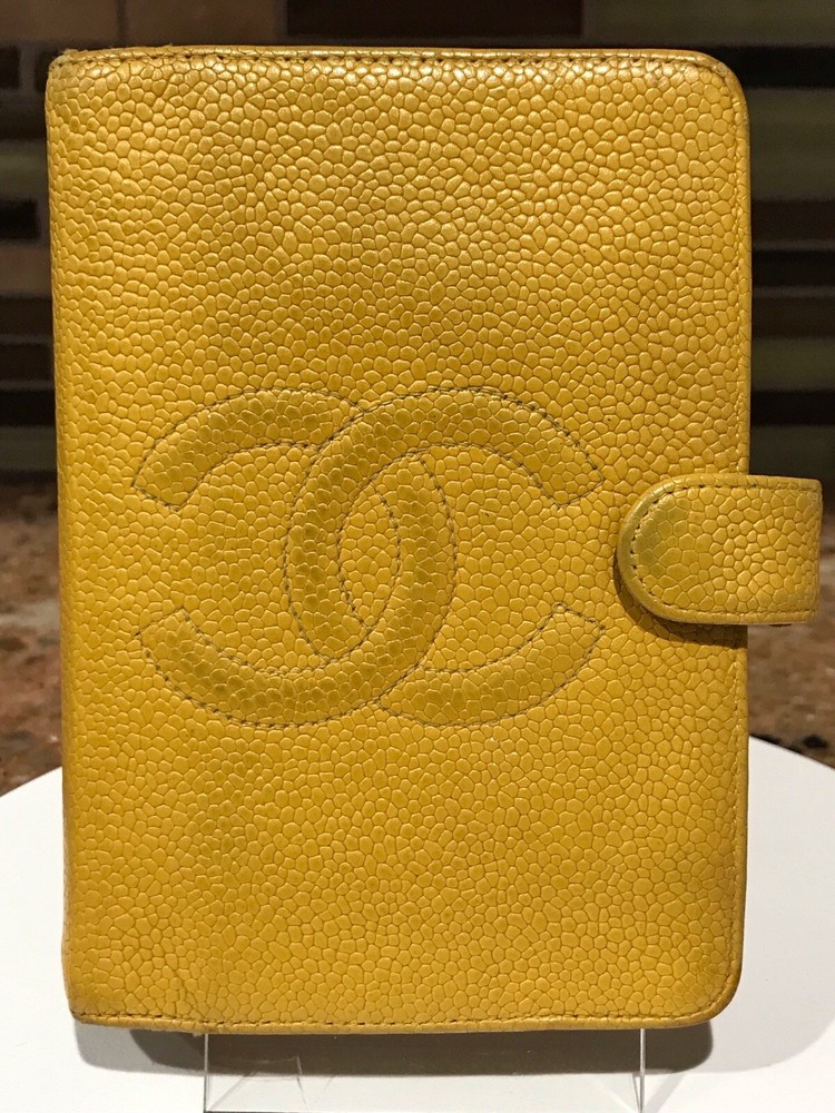 CHANEL CC Caviar Leather Agenda