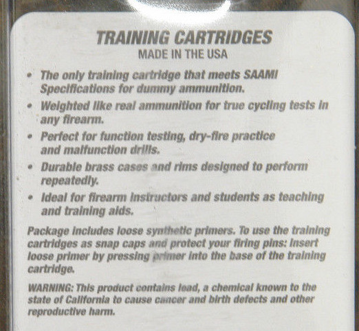 Traditions .380 training cartridges (NEW)