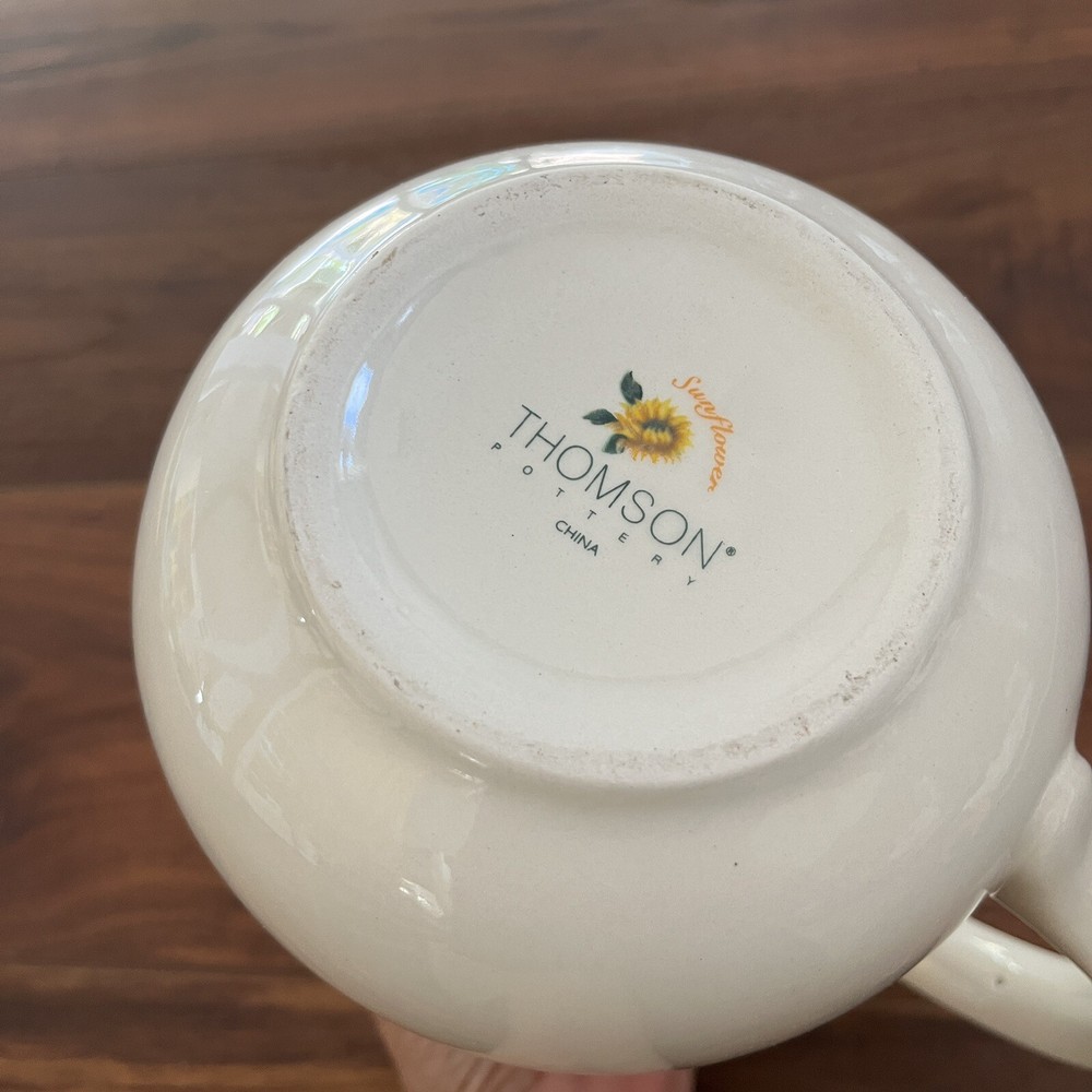 Thomson Pottery Sunflower 64 oz Pitcher