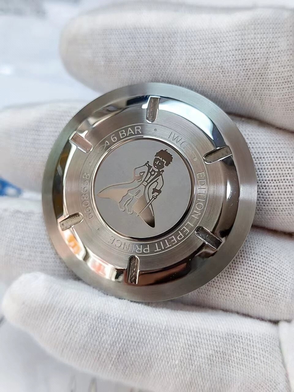 43mm Stainless Steel Watch Case With Band for IWC Pilot series ETA7750