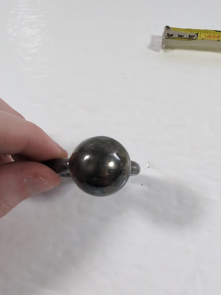 Vintage R&B Rattle Ring Teething Silver Plated?