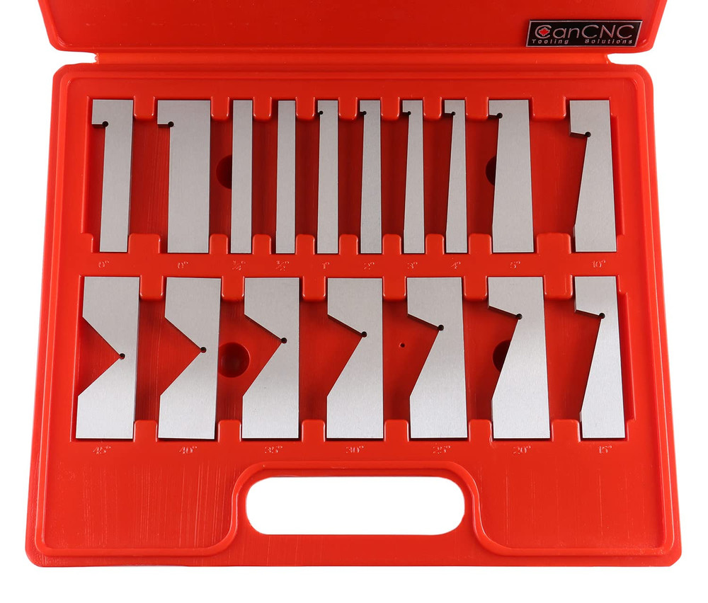 17-Piece Precision Angle Block Set – Model EJ99-2117 Machinist Setup Gauge Block