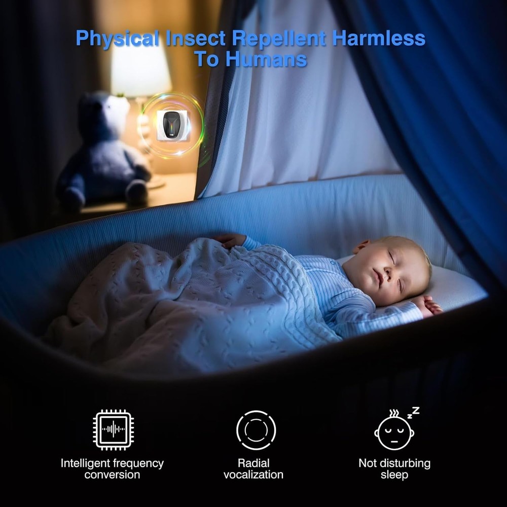 Effective Ultrasonic Pest Deterrent - 6 Pack