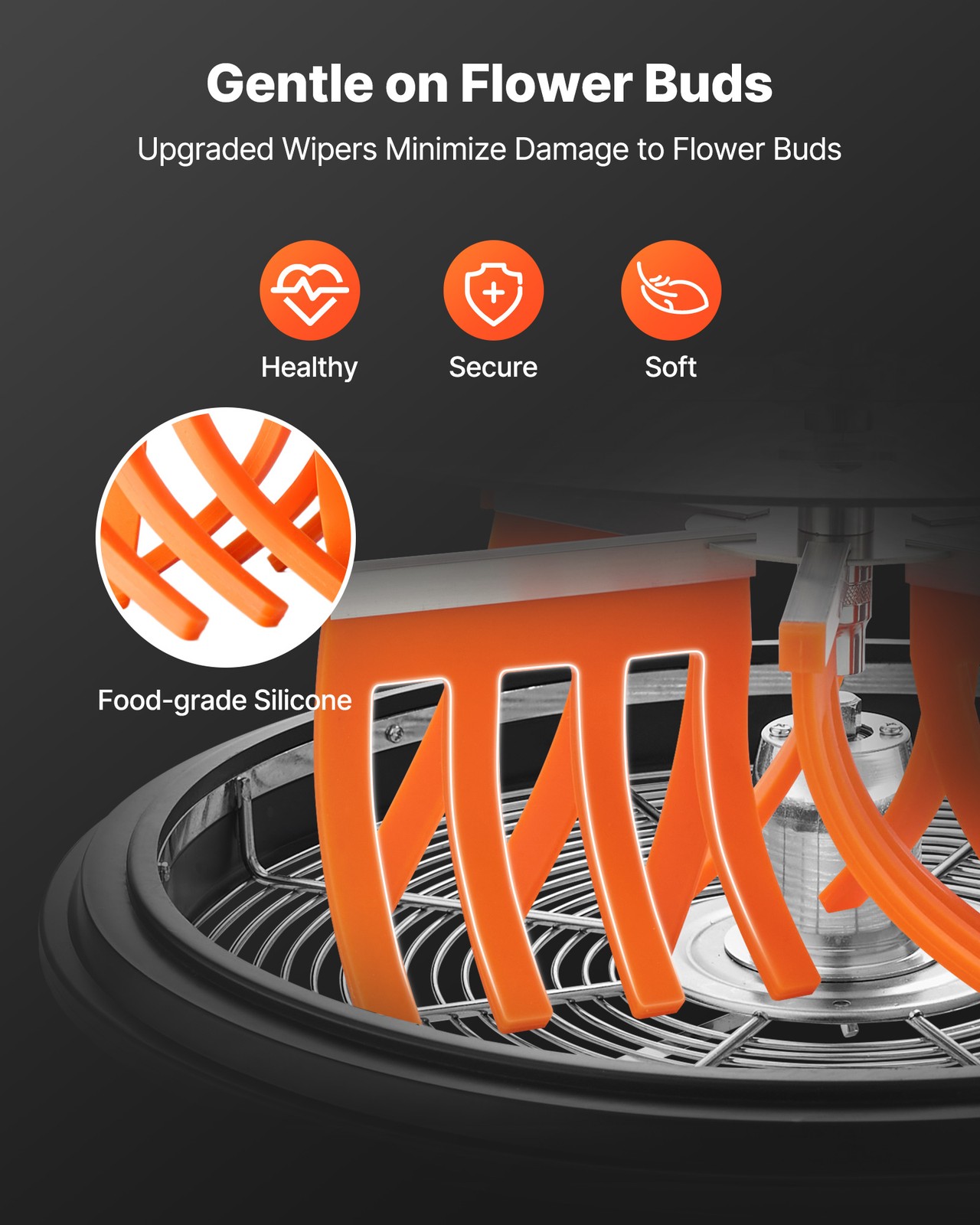 DEFECTIVE VEVOR Manual Bud Leaf Trimmer 16 inch Bud Bowl Hydroponic Leaf G3D