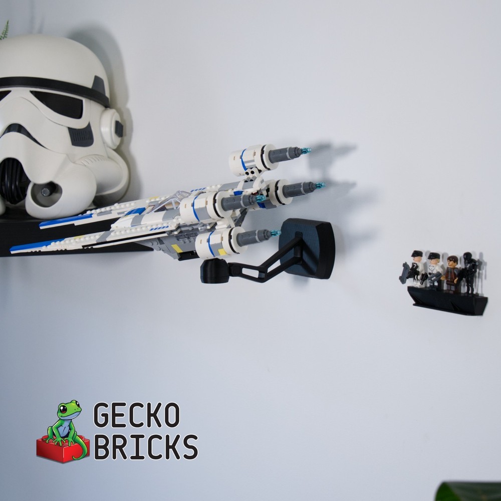 Wall Mount Display for Star Wars U-Wing Starfighter - 75399