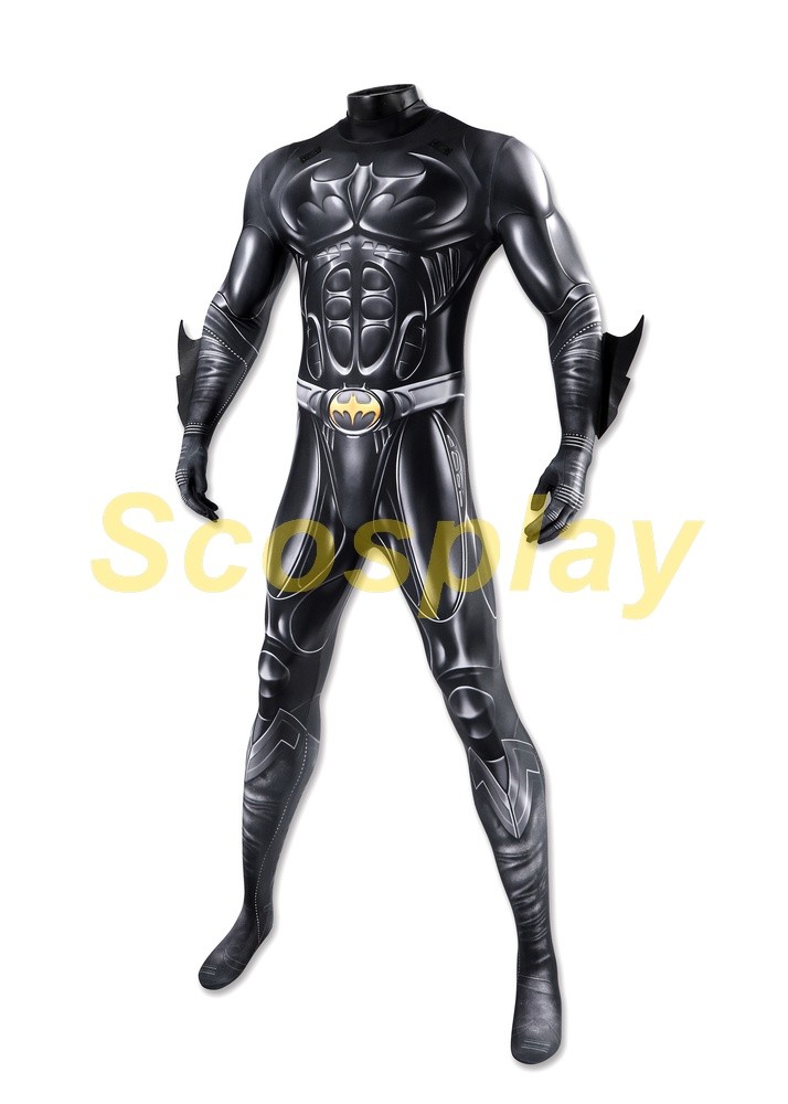 Batman Forever costume Bruce Wayne Suit Bodysuit