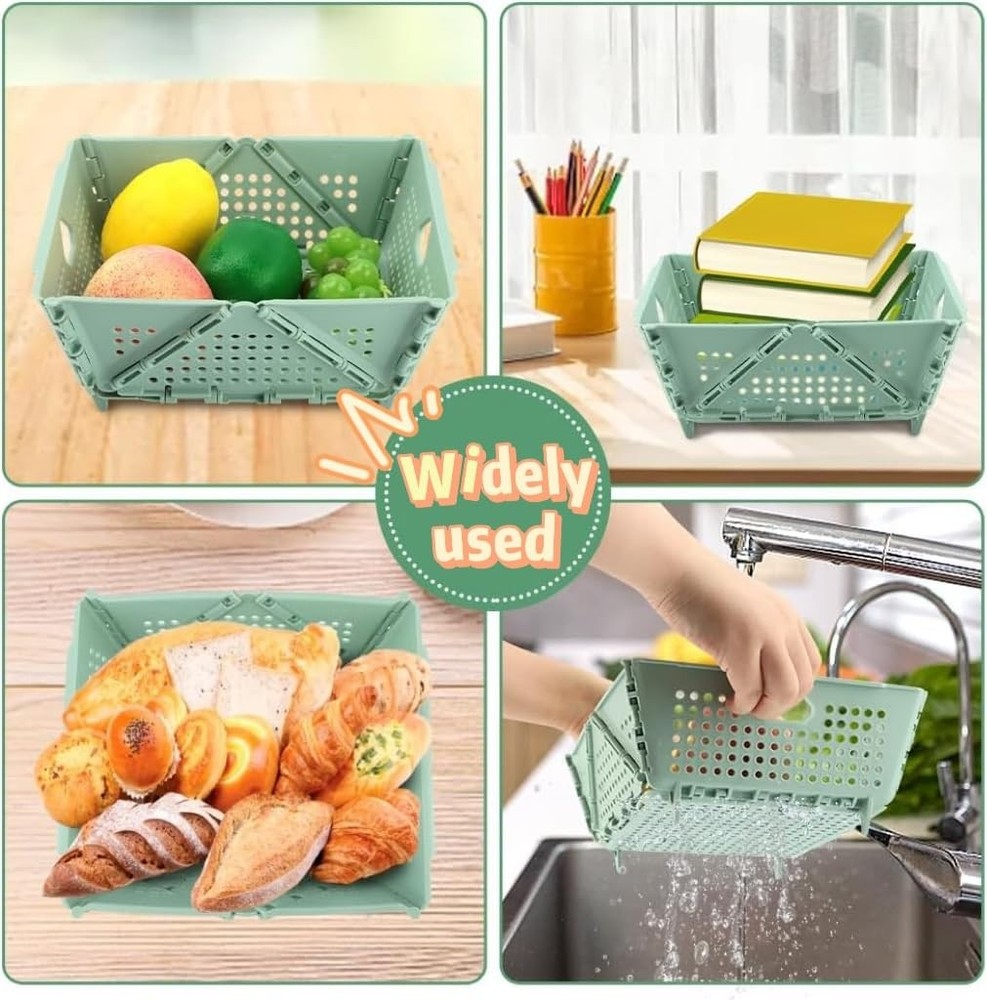 Thickened Collapsible multifunctional Colander for Kitchen, Wash Foldable Sto...