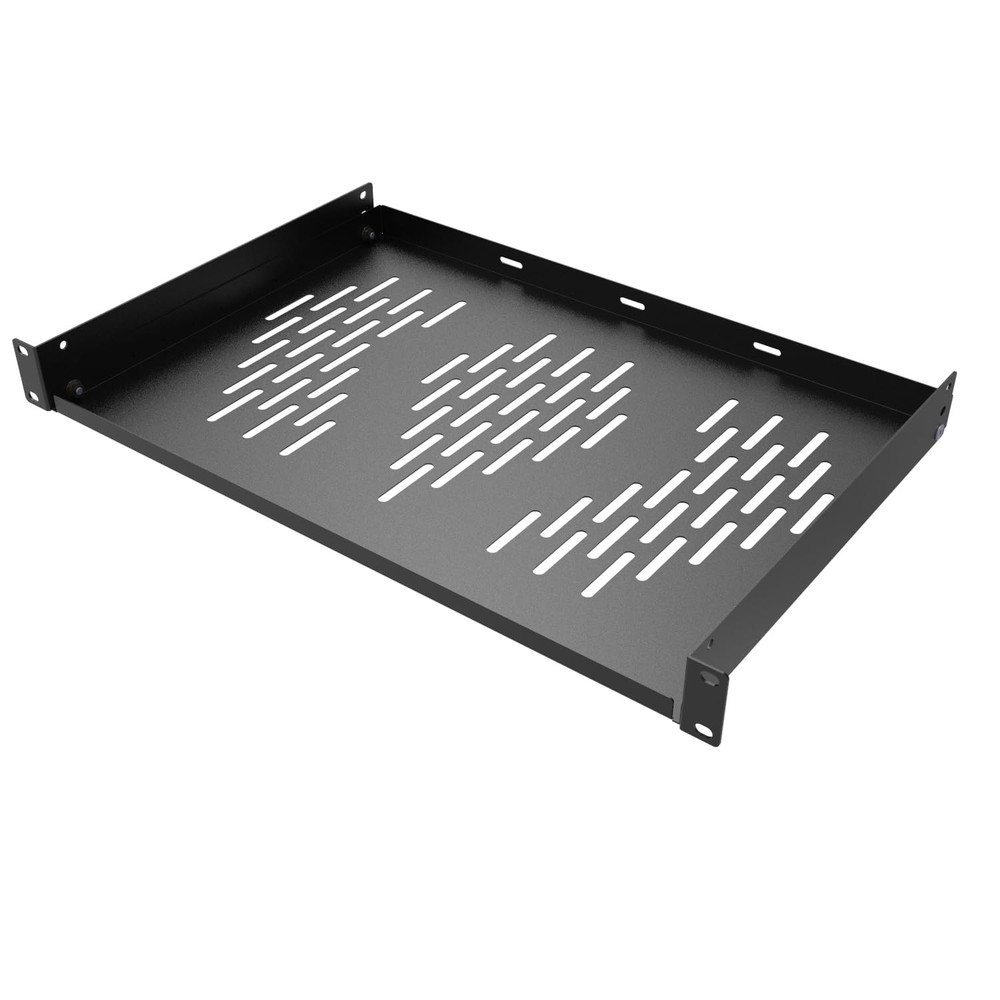 1U Server Rack Shelf, Suitable for 19 Network Equipment Racks and Cabinets, V...