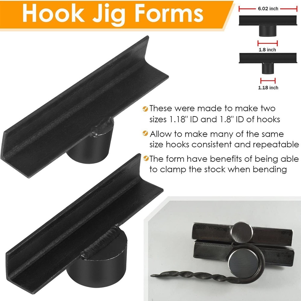 Blacksmith Tongs Set Expert Replacement Tongs/Blacksmith Starter Tool Hook Jig
