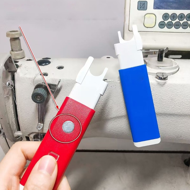 2Pcs Sewing Machine Needle Inserter Threader Automatic Needle Threader