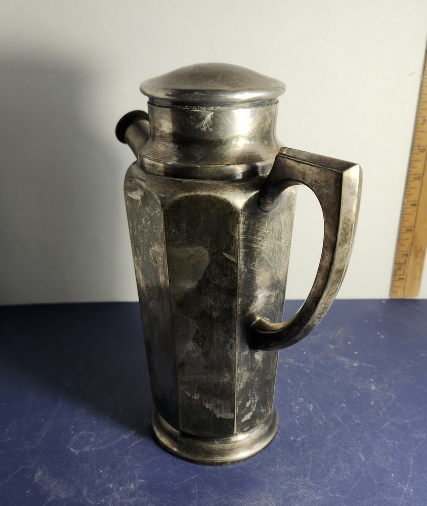 Toledo Silver Plated Art Deco Pitcher