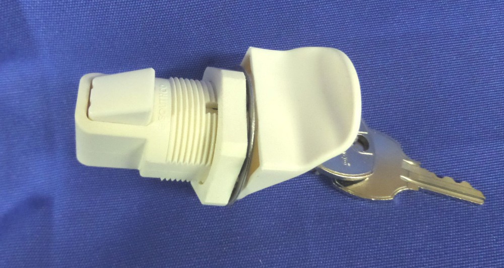 Southco Push Button Lock 2-key Latch replacement for ALBEMARLE BOATS