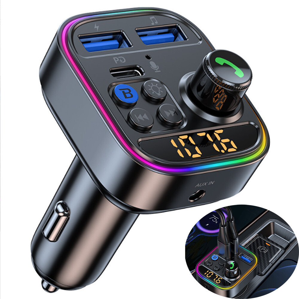 Wireless Bluetooth Car Kit MP3 Player FM Transmitter Radio Adapter USB Charger*