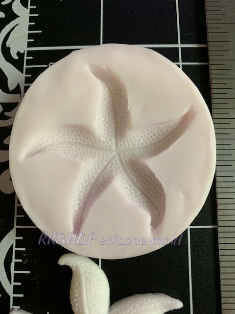 Starfish-Seashell handmade silicone mold for crafts