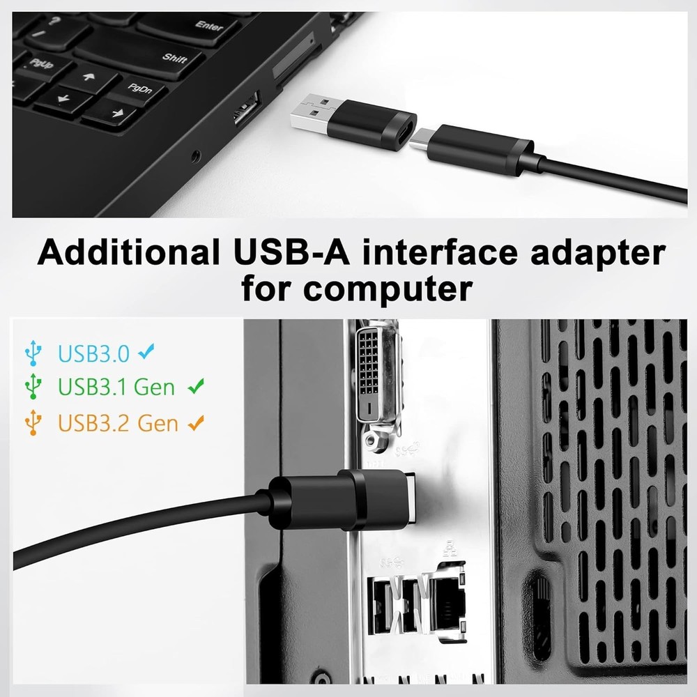 16FT USB C VR Link Cable High Speed Data Transfer Charging for Quest 3S Quest...