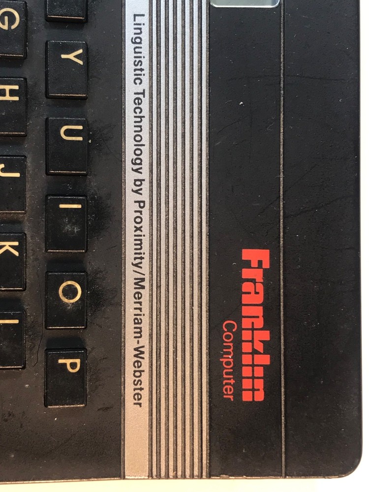 Vintage Franklin Spell Master Handheld portable Computer Model SA 103