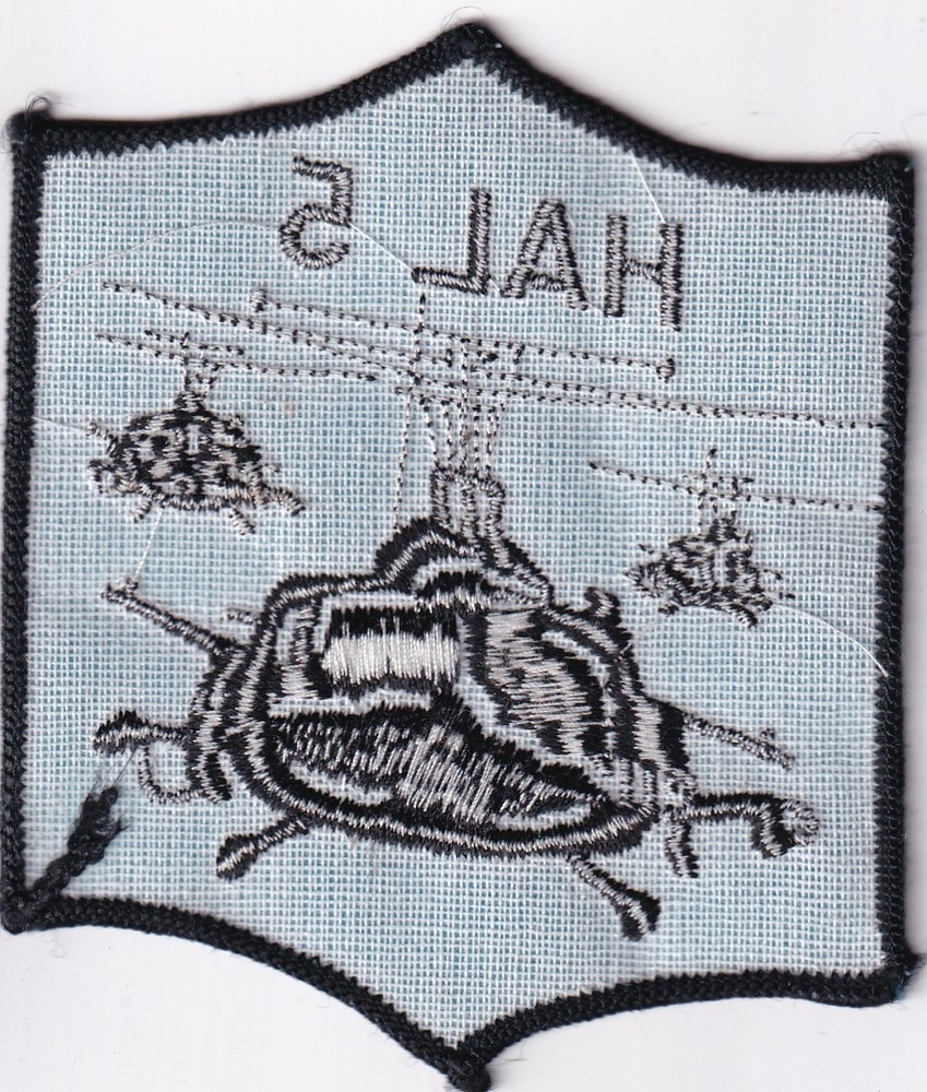 HAL-5 Helicopter Attack Squadron Light patch post Vietnam US Navy aviation USN